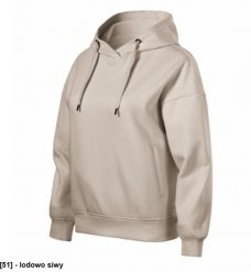 MALFINI - ADLER - - Bluza damska, g/m, % bawełna, % poliester, % bawełna, % wiskoza lodowo siwy XL. Szare bluzy damskie MALFINI, m, bez wzorów, z bawełny, bez ramiączek, bez kaptura. Za 114.66 zł.