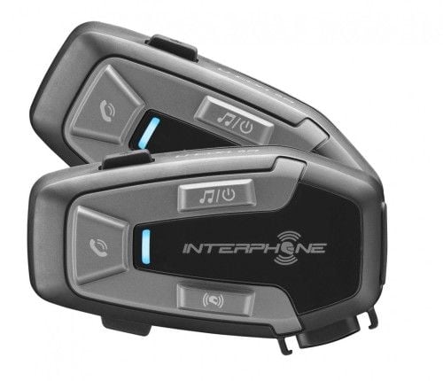 Intercom motocyklowy INTERPHONE U-COM 6R, komplet na 2 kaski. Słuchawki bezprzewodowe Interphone. Za 1,168.99 zł.
