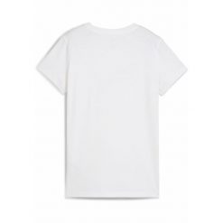Damska koszulka z logo GRAPHICS Floral Cat PUMA White. Białe bluzki damskie Puma, xs, bez wzorów, z gumy, sportowe, bez kołnierzyka, bez ramiączek. W wyprzedaży za 69.00 zł.