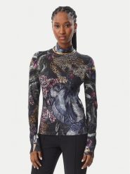 Just Cavalli Kardigan 81PAHE25 CJ112 Szary Slim Fit. Szare kardigany damskie Just Cavalli, s, bez wzorów, z bawełny, bez kołnierzyka. Za 577.99 zł.