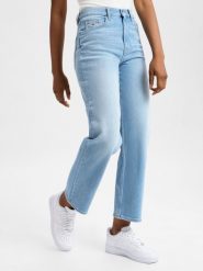Tommy Jeans Dżinsy o prostym kroju - Layla Kobiety Bawełna niebieski, 28-30. Niebieskie jeansy damskie Tommy Jeans, bez wzorów, z bawełny, retro. Za 329.95 zł.