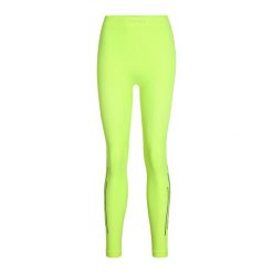 Damskie legginsy Falke Warm. Żółte legginsy damskie Falke, bez wzorów, z materiału. Za 308.50 zł.