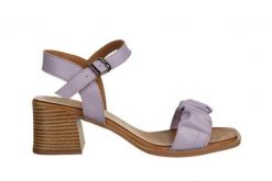 Sandały Bayla-161 191 830 32 Lilac 161727, Fioletowy, Skóra naturalna - 41. Fioletowe sandały damskie Bayla, bez wzorów, z gumy, bez obcasa, na słupku, bez zapięcia. W wyprzedaży za 179.10 zł.