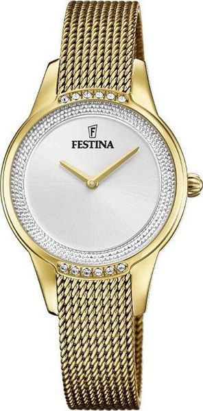 Zegarek Festina Zegarek damski Festina F20495-1 złoty. Żółte zegarki damskie Festina, złote. Za 455.00 zł.