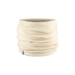 Buff komin chusta dzianina zimowy przejściowy Yulia ecru beż. Białe szaliki męskie Buff, bez wzorów, z dzianiny. Za 138.00 zł.