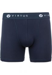 Bokserki Virtus Tuch. Niebieskie bokserki męskie VIRTUS, bez wzorów, z materiału. Za 109.00 zł.