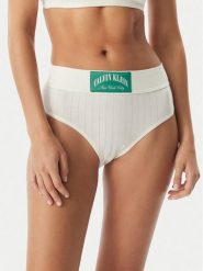 Calvin Klein Underwear Figi klasyczne z wysokim stanem LV00QF8713 Kremowy. Białe majtki damskie Calvin Klein Underwear, z bawełny. Za 119.99 zł.