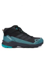 Adidas Trekkingi Terrex Skychaser AX5 Mid GORE-TEX JQ2206 Czarny. Czarne botki męskie Adidas, bez wzorów, z gore-texu, bez obcasa, bez zapięcia. Za 599.99 zł.