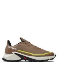 Salomon Buty do biegania Alphacross 5 L47460100 Beżowy. Brązowe buty sportowe męskie Salomon, bez wzorów, z materiału, bez zapięcia, do biegania. Za 369.99 zł.