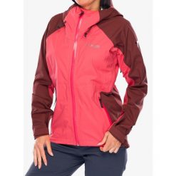Kurtka przeciwdeszczowa damska Columbia Mazama Trail Shell. Czerwone kurtki sportowe damskie Columbia, bez wzorów, bez ramiączek, bez kaptura, trekkingowe. Za 660.99 zł.