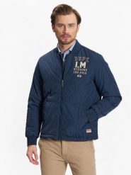 La Martina Kurtka przejściowa VMO300 PL028 Granatowy Regular Fit. Niebieskie kurtki męskie La Martina, l, bez wzorów, z syntetyku, bez kaptura. Za 1,199.00 zł.
