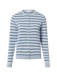 Brookshire Kardigan Kobiety Bawełna niebieski|wielokolorowy, XXXL. Niebieskie kardigany damskie brookshire, bez wzorów, z bawełny, bez kołnierzyka. Za 89.95 zł.