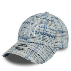 Czapka z daszkiem New Era. Niebieskie czapki damskie New Era, bez wzorów. Za 99.99 zł.