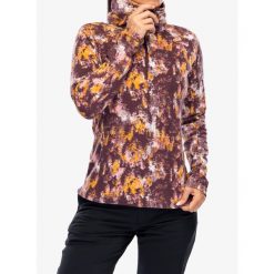 Bluza szybkoschnąca damska Columbia Glacial IV Print 1/2 Zip. Fioletowe bluzy damskie Columbia, s, bez wzorów, sportowe, bez ramiączek, bez kaptura. Za 114.99 zł.