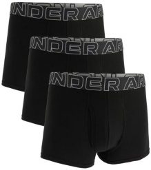 Bokserki męskie UNDER ARMOUR Czarne - 3 PAK Performance 4XL. Czarne bokserki męskie Under Armour, bez wzorów. Za 180.04 zł.