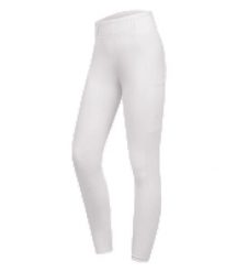 Damskie legginsy jeździeckie z pełną przyczepnością ELT Orelie. Białe legginsy damskie ELT, bez wzorów, z elastanu. Za 371.50 zł.
