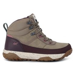 Damskie buty trekkingowe Shayford. Fioletowe obuwie trekkingowe damskie Regatta, z materiału, bez zapięcia. Za 329.99 zł.