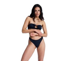 Dół bikini dla Kobiety SOLID ESSENTIALS Czarny. Szare stroje kąpielowe damskie Roxy, l, bez wzorów, z elastanu. Za 109.99 zł.