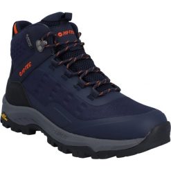 Buty trekkingowe męskie Hi-Tec Storm Expedition Sport Wp. Niebieskie trekkingi męskie Hi-tec, z materiału, za kostkę, bez zapięcia. Za 544.00 zł.
