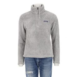 Second life - Kobiety Szary Polarowy Sweter Los Gatos - Jak nowy. Szare swetry nierozpinane damskie Patagonia, bez wzorów, z polaru, sportowe, bez kołnierzyka, bez ramiączek. Za 253.76 zł.