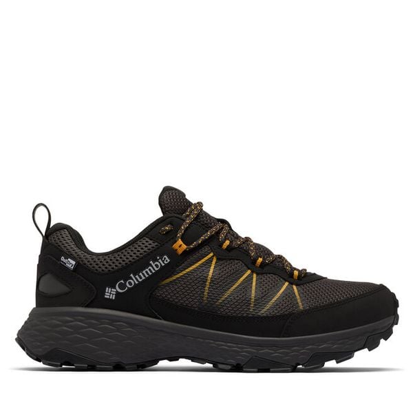 Trekkingi Columbia. Czarne buty zimowe męskie Columbia, bez wzorów, bez obcasa, bez zapięcia. Za 569.99 zł.