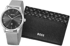 Zegarek Hugo Boss Zegarek Męski Hugo Boss 1570159 ( 43 mm). Zegarki męskie Hugo Boss, bez wzorów. Za 890.40 zł.