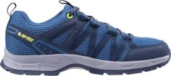 Hitec Męskie buty Hi-tec DELSON LOW navy/grey rozmiar 45. Niebieskie buty sportowe męskie HITEC, bez wzorów, bez zapięcia. Za 192.43 zł.