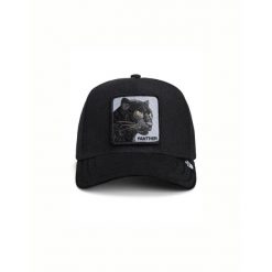 Czapka z daszkiem Goorin Bros. Panther Field Black 101-1450-BLK. Czarne czapki damskie Goorin Bros, bez wzorów. Za 174.00 zł.