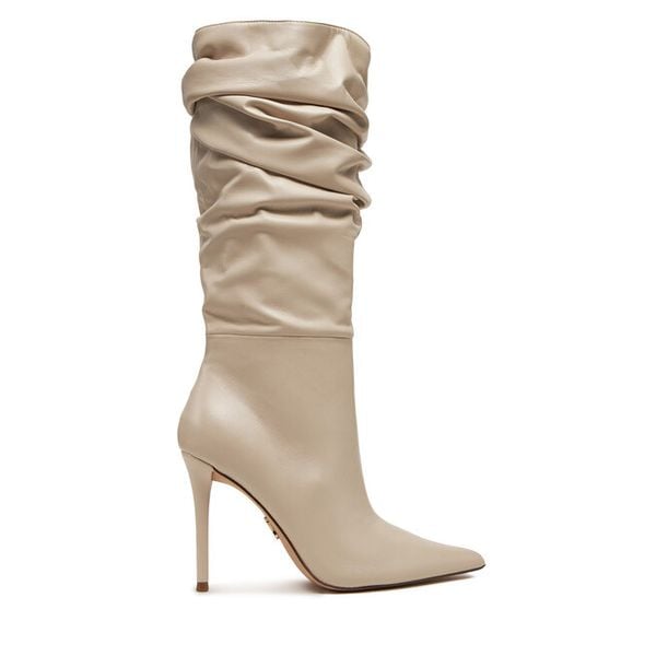 Kozaki Steve Madden. Kozaki damskie Steve Madden, bez wzorów, bez obcasa, na szpilce, bez zapięcia. Za 489.99 zł.