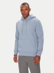 Tommy Hilfiger Bluza Logo MW0MW32673 Niebieski Regular Fit. Niebieskie bluzy męskie Tommy Hilfiger, m, bez wzorów, z bawełny, bez ramiączek, bez kaptura. Za 459.99 zł.