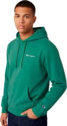 Champion Bluza męska Champion Hooded Sweatshirt zielona 221791 GS108 XL. Zielone bluzy męskie Champion, m, bez wzorów, bez ramiączek, bez kaptura. Za 258.11 zł.