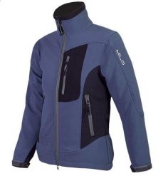 Damska kurtka softshell bez kaptura Milo Chill Lady. Niebieskie kurtki sportowe damskie Milo, l, bez wzorów, z materiału, bez ramiączek, bez kaptura, trekkingowe. Za 283.97 zł.