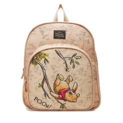 Plecak Winnie The Pooh. Brązowe plecaki męskie Winnie The Pooh, bez wzorów, sportowe. Za 89.99 zł.