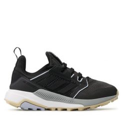 Trekkingi adidas. Czarne obuwie trekkingowe damskie Adidas, bez zapięcia. Za 359.99 zł.