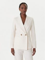 Marella Marynarka Tropico 2613041121 Biały Regular Fit. Białe marynarki i żakiety damskie Marella, bez wzorów, z syntetyku, bez kołnierzyka, bez ramiączek. Za 1,309.00 zł.