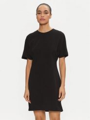 Calvin Klein Kurtka puchowa K20K207910 Czarny Regular Fit. Czarne sukienki damskie Calvin Klein, na co dzień, bez wzorów, z puchu, bez kołnierzyka, bez ramiączek, proste. Za 469.99 zł.