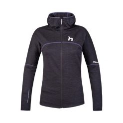 Damska kurtka narciarska z kapturem Hannah Meda. Szare kurtki sportowe damskie Hannah, na zimę, xl, bez wzorów, bez ramiączek, z kapturem, narciarskie. Za 263.99 zł.