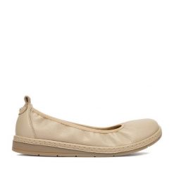 Baleriny Lasocki. Brązowe balerinki damskie Lasocki, bez wzorów, bez obcasa, bez zapięcia. Za 199.99 zł.