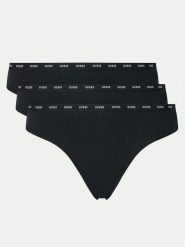 Guess Komplet 3 par fig klasycznych O5RG12 K6YW1 Czarny. Czarne majtki damskie Guess, z bawełny. Za 109.99 zł.