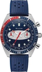 Zegarek Bulova Zegarek męski Bulova 98A253 niebieski. Niebieskie zegarki męskie Bulova, bez wzorów. Za 1,813.00 zł.
