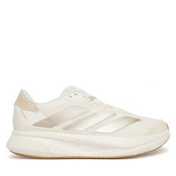 Buty do biegania adidas. Białe obuwie sportowe damskie Adidas, bez wzorów, bez zapięcia, do biegania. Za 279.99 zł.