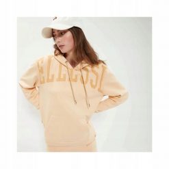 ELLESSE BLUZA DAMSKA Z KAPTUREM SPORTOWA KOLOR POMARAŃCZOWY. Brązowe bluzy damskie Ellesse, l, bez wzorów, z bawełny, klasyczne, bez ramiączek, z kapturem. Za 119.00 zł.