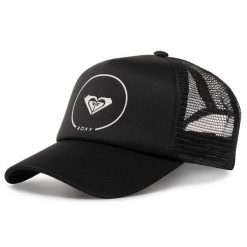 Czapka z daszkiem Roxy. Czarne czapki damskie Roxy, bez wzorów. Za 89.99 zł.