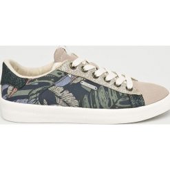 Pepe Jeans - Buty Kioto Jungle. Brązowe obuwie sportowe damskie Pepe Jeans, bez wzorów, z gumy, z okrągłym noskiem, bez zapięcia. W wyprzedaży za 199.90 zł.