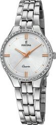 Zegarek Festina Zegarek damski Festina F20218-1 srebrny. Szare zegarki damskie Festina, srebrne. Za 662.00 zł.