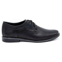 Mario Pala Buty męskie wizytowe 870 czarne. Czarne buty wizytowe męskie bez wzorów, z jeansu, bez obcasa, bez zapięcia. Za 367.89 zł.