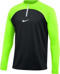 Nike Bluza męska Nike NK Dri-FIT Academy Drill Top K czarno-zielona DH9230 010 XL. Czarne bluzy męskie Nike, m, bez wzorów, bez ramiączek, bez kaptura. Za 174.27 zł.