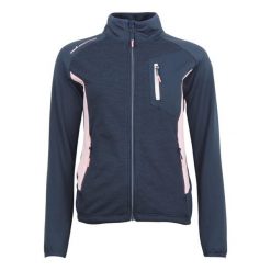 Damska bluza dresowa Peak Mountain Acerin. Niebieskie bluzy damskie Peak Mountain, bez wzorów, z dresówki, sportowe, bez ramiączek, bez kaptura. W wyprzedaży za 341.30 zł.