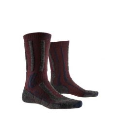 Skarpety trekkingowe X-SOCKS TREK X MERINO LT 4.0. Czerwone skarpetki damskie X-Socks, bez wzorów. W wyprzedaży za 152.00 zł.