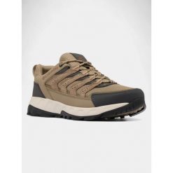 Buty turystyczne męskie Columbia Strata Trail Low. Brązowe buty zimowe męskie Columbia, bez wzorów, bez obcasa, bez zapięcia. Za 469.00 zł.